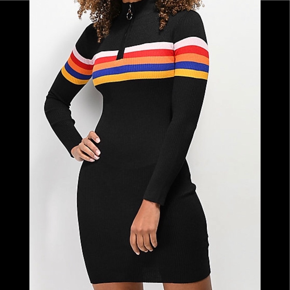 Nwt Almost Famous Sweater Dress - image 1